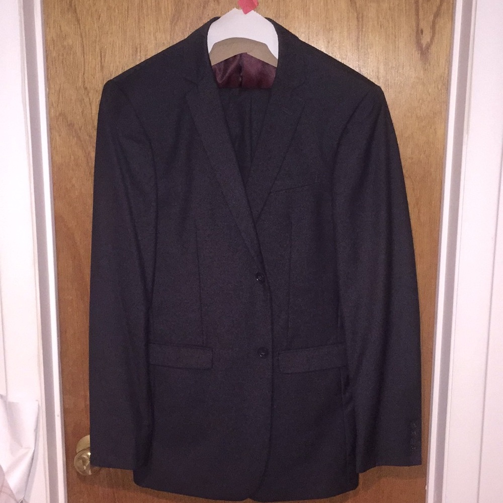 Charcoal Grey 40long Karako complete suit